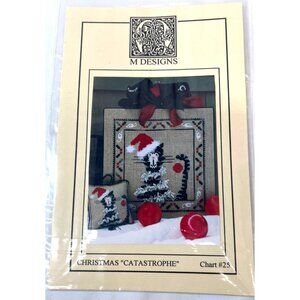 M Designs Christmas "Catastrophe" Cross Stitch Pattern Chart #25
